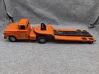 Vintage Tonka State Hi-Way Dept Truck And Lowboy Trailer