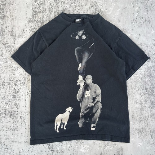 2000s Grail DC Rob & Big Skater Rap Tee Shirt Youth Large Faded Black