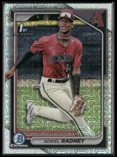 2024 Bowman Chrome #BCP-191 Adriel Radney Prospects Mojo Refractors