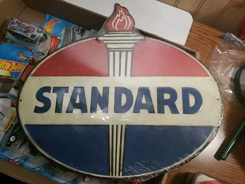 Standard Gas And Oil Vintage Style Sign By Open Road Brand 14" X 12.5 New