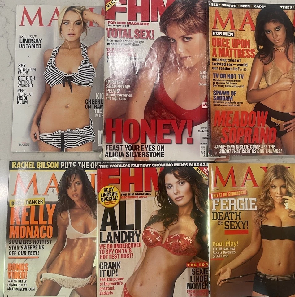Maxim Stuff FHM Magazine Lot of 10 Jaime Pressly Mila Ali Shakira Lohan 👙🔥 - Image 2 of 3