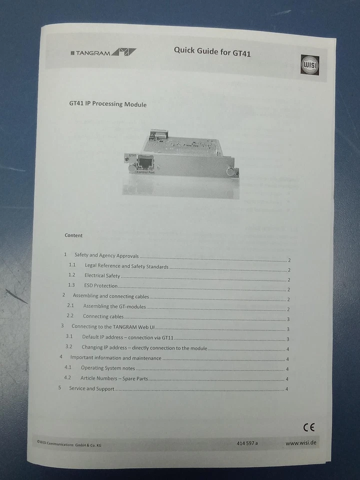 Módulo WISI GT 41 Tangram Remultiplex/Scrambler - Imagen 4 de 4