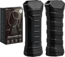 2 Pack Pickleball Paddle Grip - Kit Black 