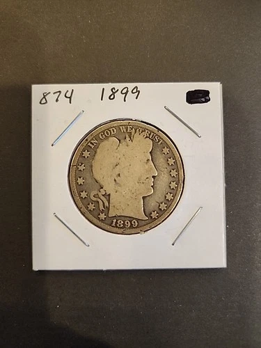 1899 Barber Half Dollar In Good Condition