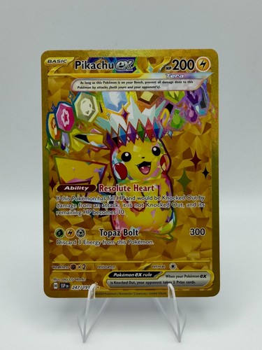 Pikachu ex 247/191 Scarlet & Violet: Surging Sparks Hyper Rare - Near Mint NM