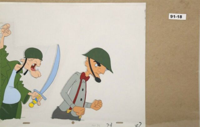 Back To The Future Original Production Drawing And Cel 91-18 Used Cond.