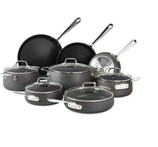 All-Clad E785SB64 HA1 Hard Anodized Nonstick 13 Piece Cookware Set