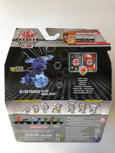 Bakugan Ultra Armored Alliance, Aquos Tretorous with Transforming Baku-Gear New! - Picture 2 of 2