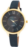 Damenuhr Armbanduhr Kunstleder Uhr GrüN Und Goldfarbig Quartzwerk Analog