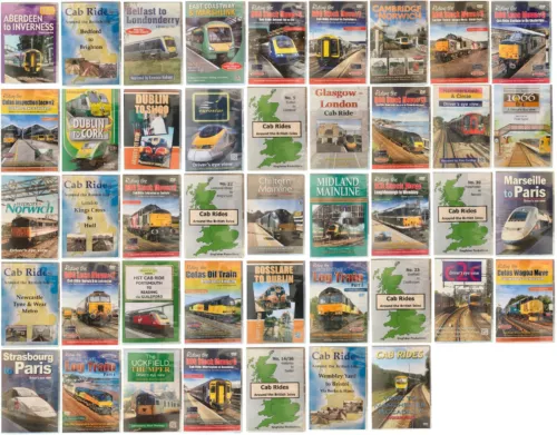 Railway Cab Rides Drivers Eye View DVD's Select Route from Drop Down menu