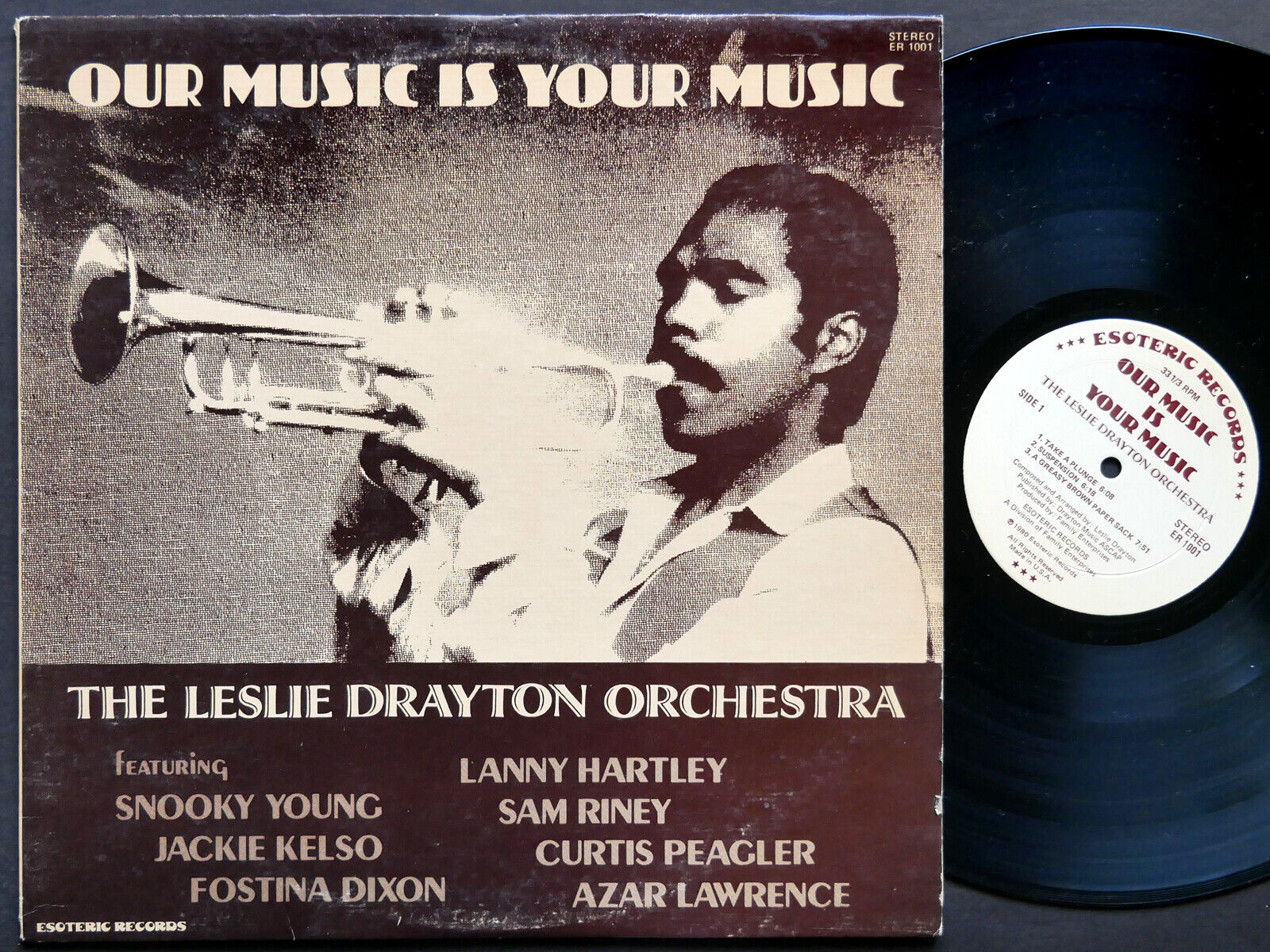 LESLIE DRAYTON Orchestra Our Music Is Your Music LP ESOTERIC ER 1001 US 1980