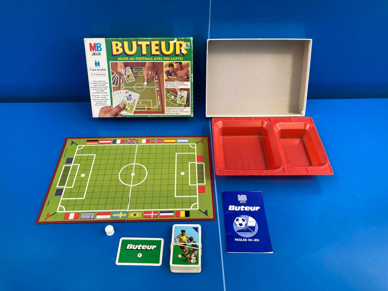Jeu De Société BUTEUR Par MB - Complet En Boîte - Occasion Vintage