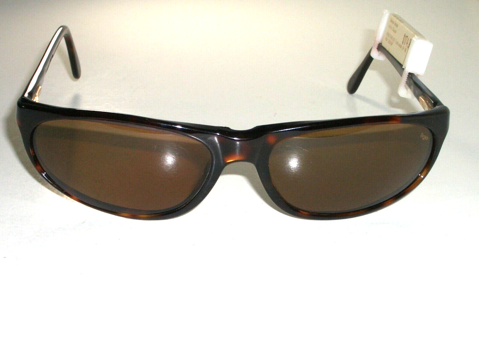 REVO 2003 59[]17 H2O BROWN POLARIZED CRYSTAL SLEEK TORT WRAP FLEX SUNGLASSES NEW