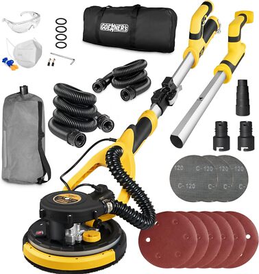 Electric Power Floor Sander For Sheetrock Drywall Sander +Vacuum Ceiling Sanding