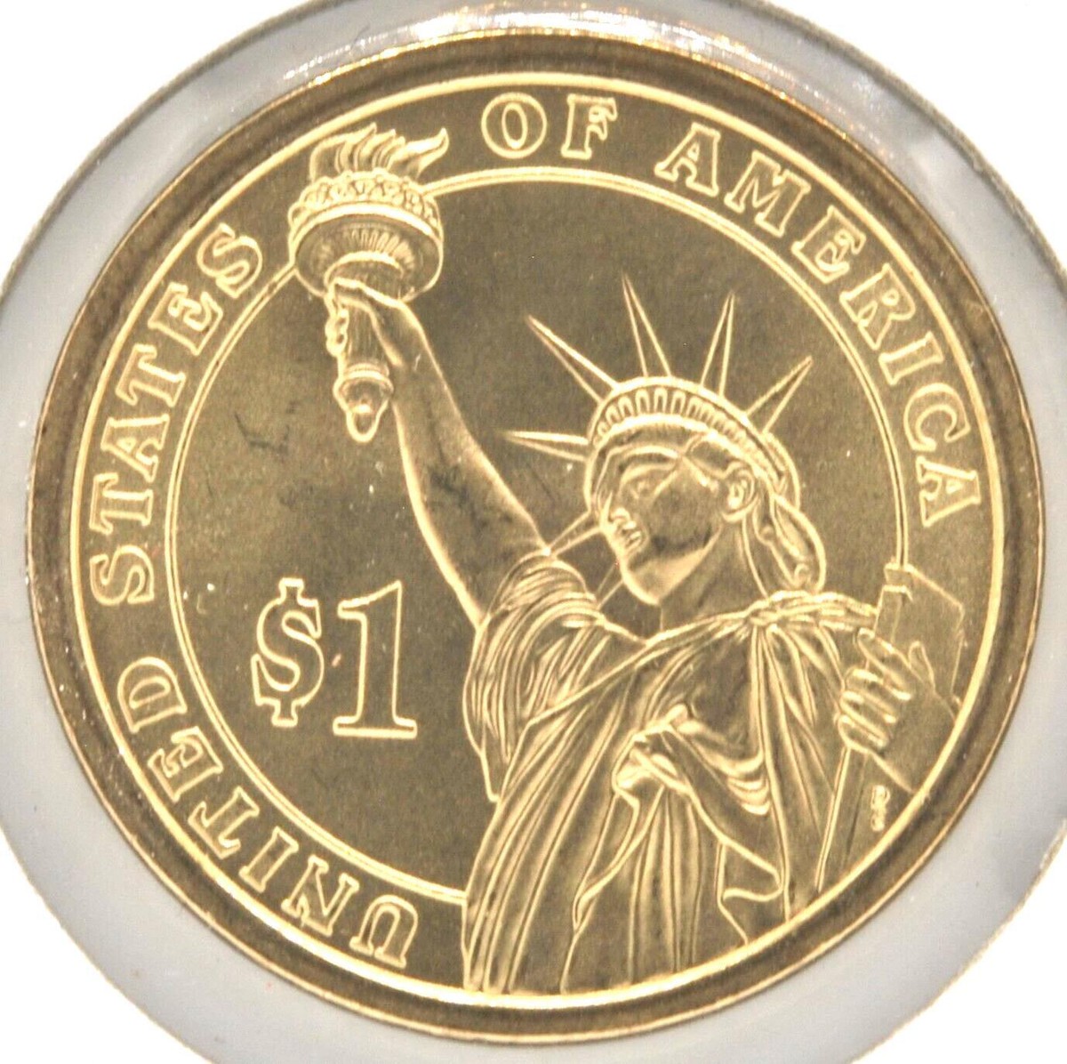 Single Andrew Jackson Face $1 Dollar Gold Piece 7th President