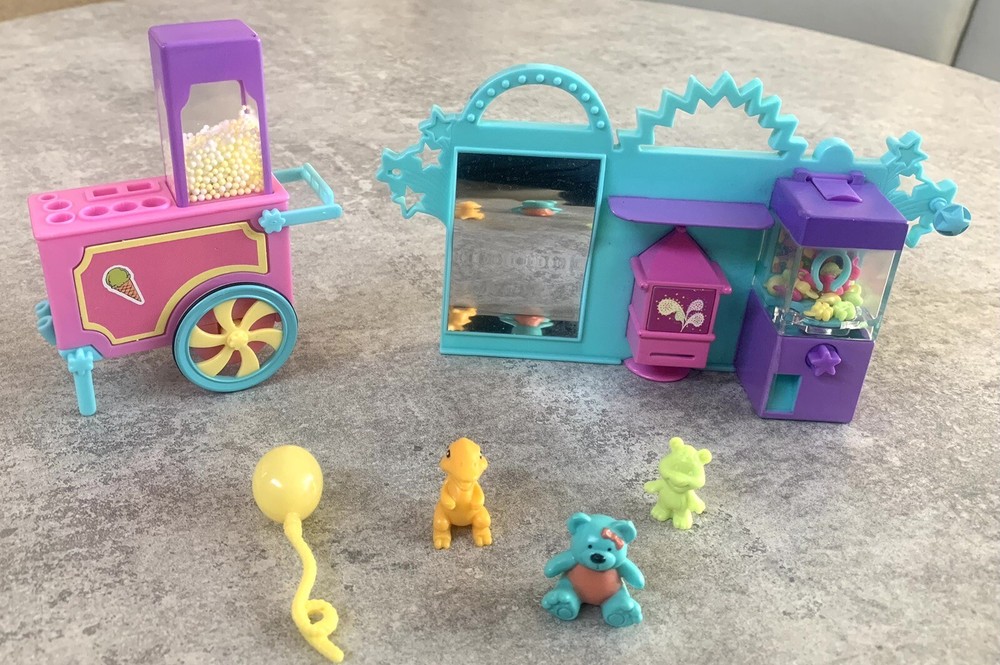 Polly Pocket Carnival Playset Accessories Popcorn Cart Toy Grabber FREE SHIP