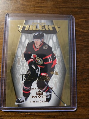 2023-24 Upper Deck MVP Ottawa Senators - Tim Stutzle - Gold MVP Talent #MT-48