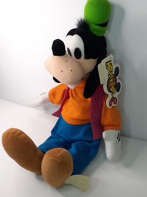 Vintage Mouseketoys Goofy Plush w/ Tags - Walt Disney World Disney World - 14''