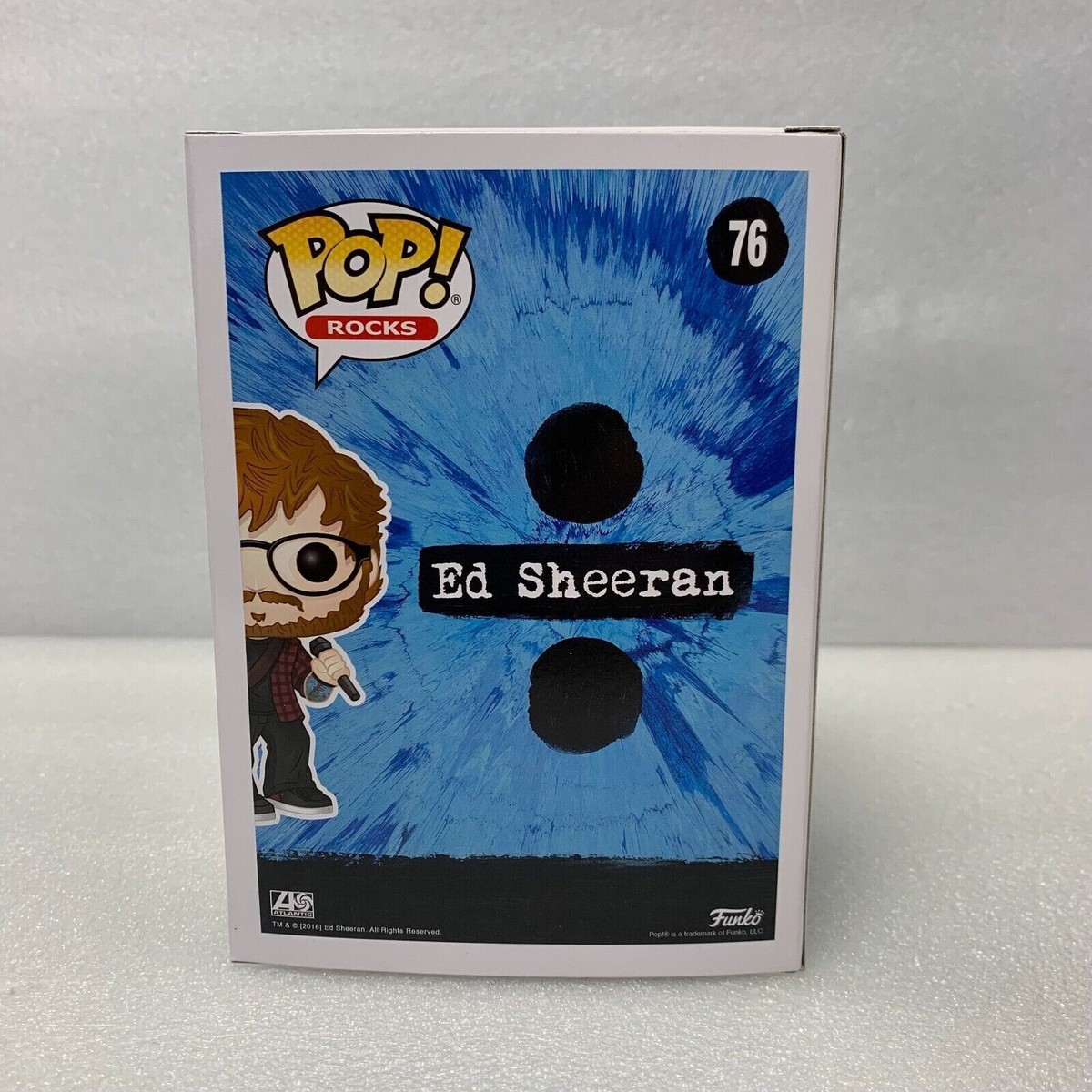 Funko Pop Vinyl Ed Sheeran # 76 ROCK (in Funko Perspex Box) Sealed