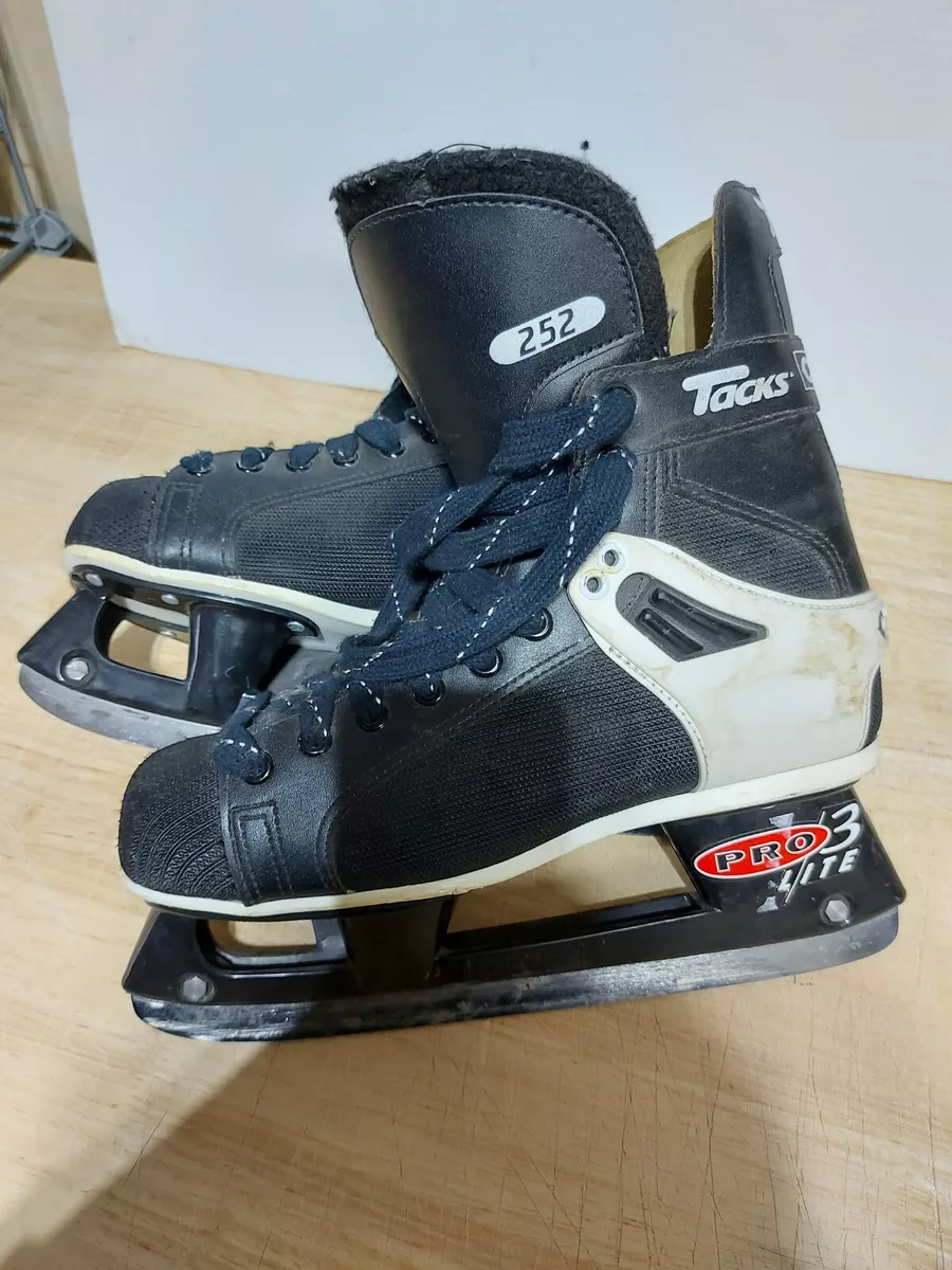 Vintage CCM Tacks 252 Pro Hockey Skates Senior 7.5 D Used