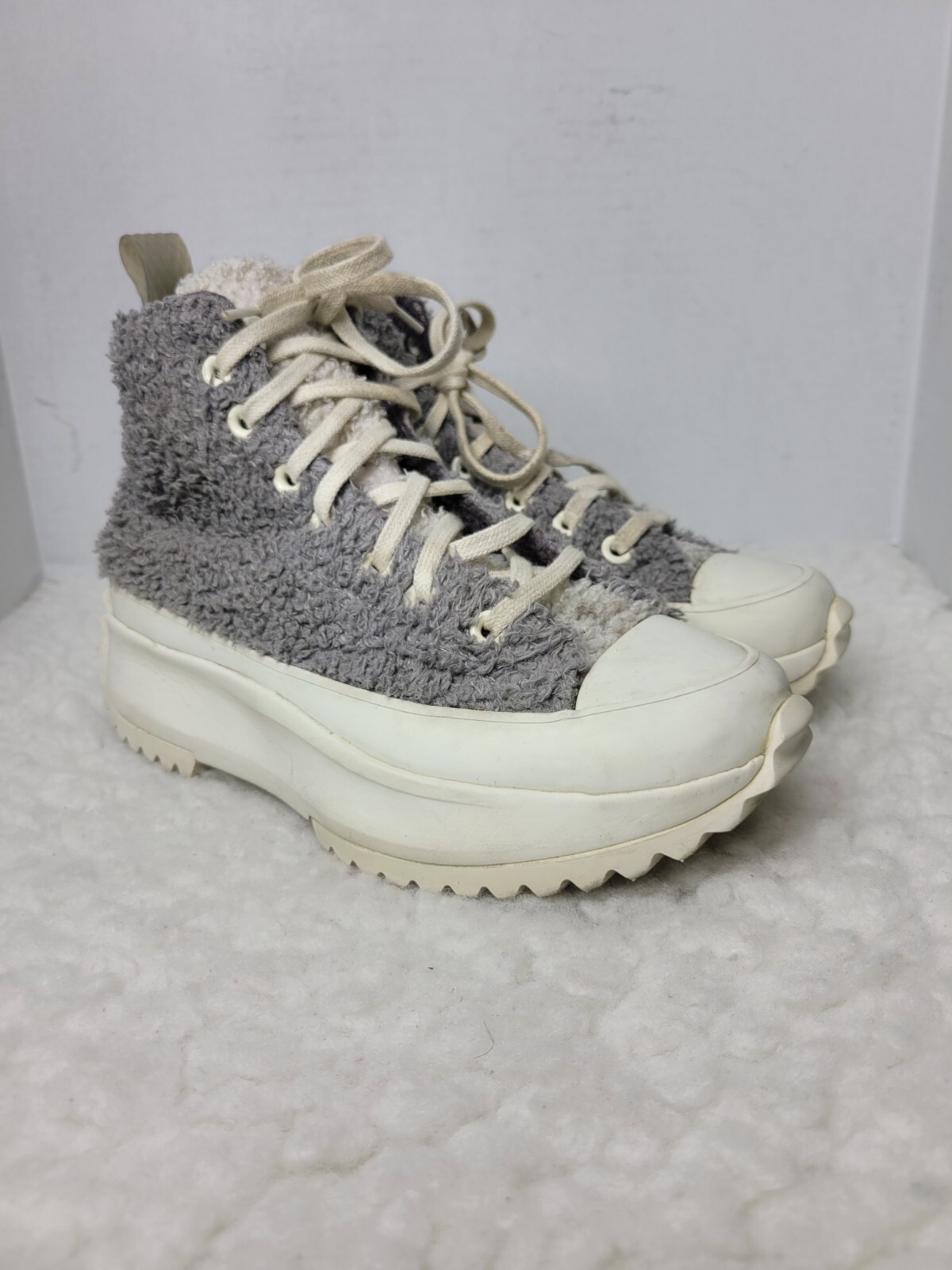 Converse Run Star Hike Women's Shoes  Size 7 Sherpa Sneakers 