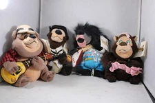 Disney Lot 4 Country Critters Jamboree  8" Plushes Mini Bean Bears ALL WITH TAGS