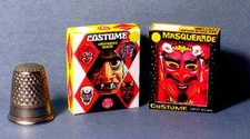 Dollhouse Miniature 1:12 Halloween Costume Boxes Witch and Devil  Haunted House