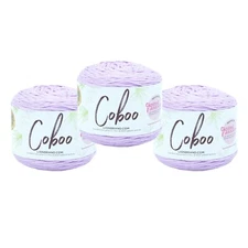 (3 Pack) Lion Brand Yarn 835-143D Coboo Yarn, Lilac