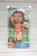 Disney Moana Adventure Doll Flower Clip Bracelet Royal Reflective Eyes 14" New