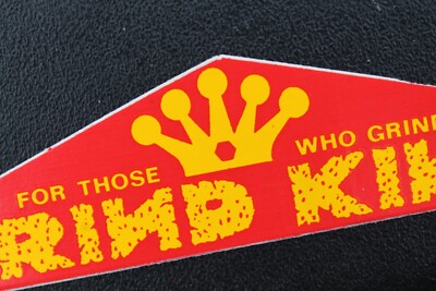 80s Grindking sticker グラインドキング ステッカー Amazon.co.jp: レア!! 80s GRIND KING ステッカー グラインド