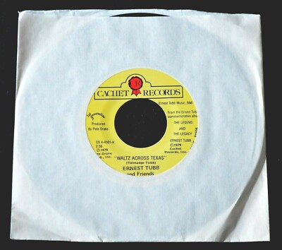 ERNEST TUBB-WALTZ ACROSS TEXAS / JEALOUS LOVING HEART-1979-NEW OLD STOCK
