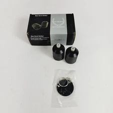 Powerstands Racing Bar End Sliders Black Sliders For Yamaha R1 & Honda Grom