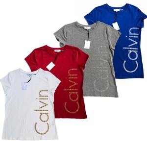 red calvin klein tshirt