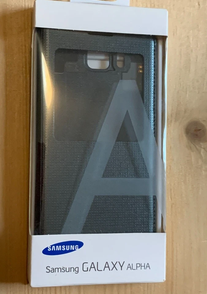 Funda PROTECTORA ABATIBLE SAMSUNG GALAXY ALPHA S VIEW EF-CG850BBEGWW GENUINA SmartCo Foto 3 de 4