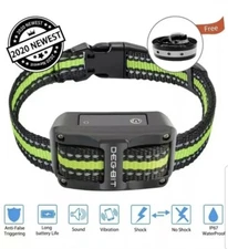 Anti Bark Collar Intelligent Dual Correction Modes Shock Bark Collar Rechargeab