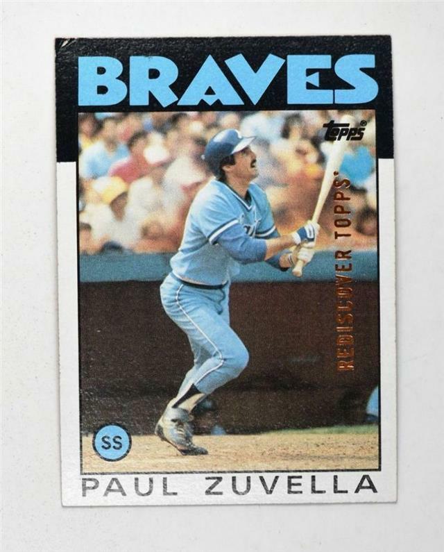 2017 Rediscover Topps Buyback 1986 #572 Paul Zuvella - NM-MT