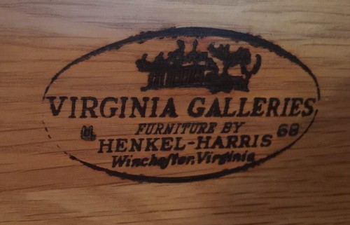 Henkel Harris 2 Drawer Mahogany Jamestown Buffet Sideboard Server - Picture 6 of 11