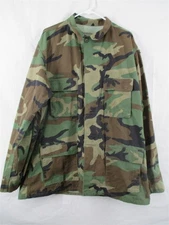 BDU Shirt/Coat X-Large Long Cold Weather Winter Weight Woodland USGI Army