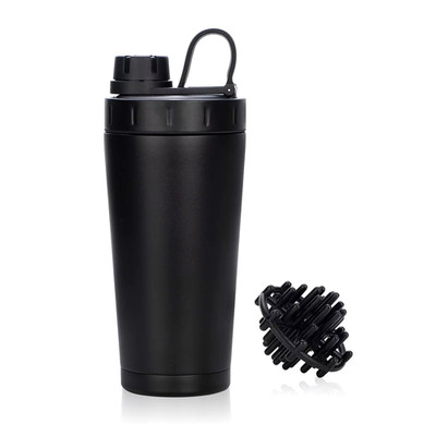 Customized Protein Shaker Bottle Stainless Steel Water Cup Double Wall Vacuum In