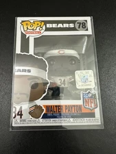 POP! FOOTBALL NFL CHICAGO BEARS WALTER PAYTON #78 FUNKO POP! WITH .50MM CASE!