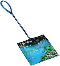 Marina Fine Soft Mesh Fish Net with Plastic Coated Handle, 10 10 cm / 4 Inch 