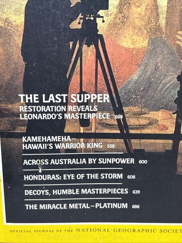 National Geographic Magazine November 1983 The Last Supper Vintage Collectible r - Picture 2 of 15