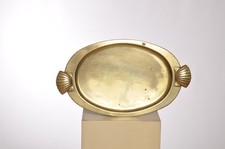 Messing Servierteller Tablett Platte 