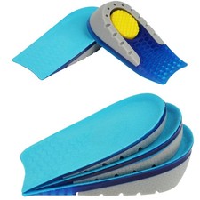 Height Increase Insoles 3.5cm Unisex Invisible Heel Lift Inserts Half Increas...