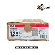 ABB 125 Amp 4-Space 8-Circuit Indoor Main Lug Load Center TLQ412C