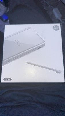 Nintendo DS Lite Gloss Silver Complete in Box CIB Tested & working Console read