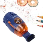 BLUE Mini Desktop Vacuum Cleaner Small Portable Electric For Eraser Shavings EO