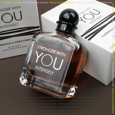 CAPRIOLE STRONGER WITH YOU INTENSELY 100ML EDP PERFUME AMAZING MEN LUX FRAGRANCE SCENT