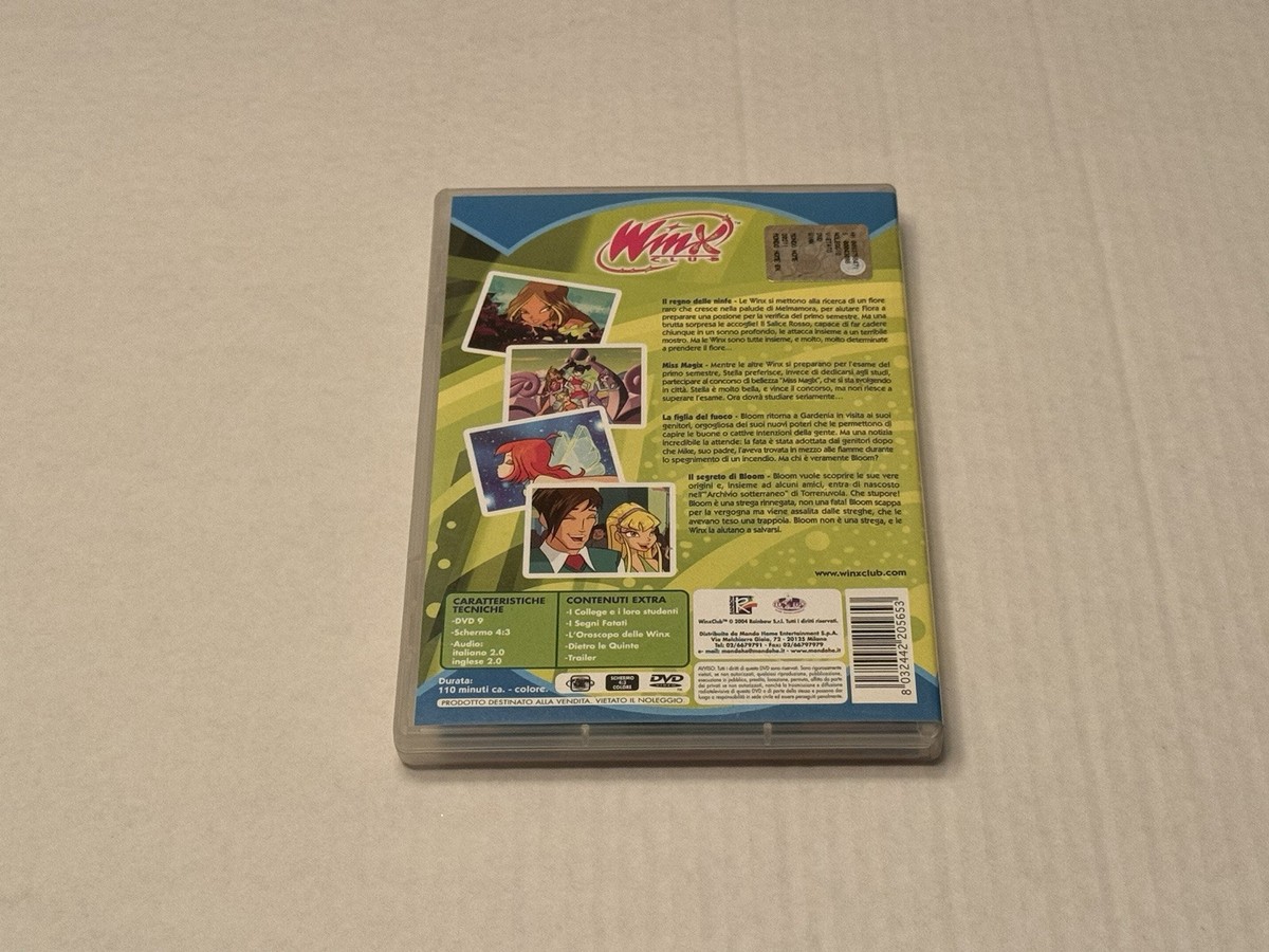 Winx Club ITALIAN DVD: Season 1 Volume 3 With Mini Pamphlet | eBay