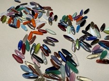 Czech Dagger Bead Destash - 5 X 16mm Mix Bag